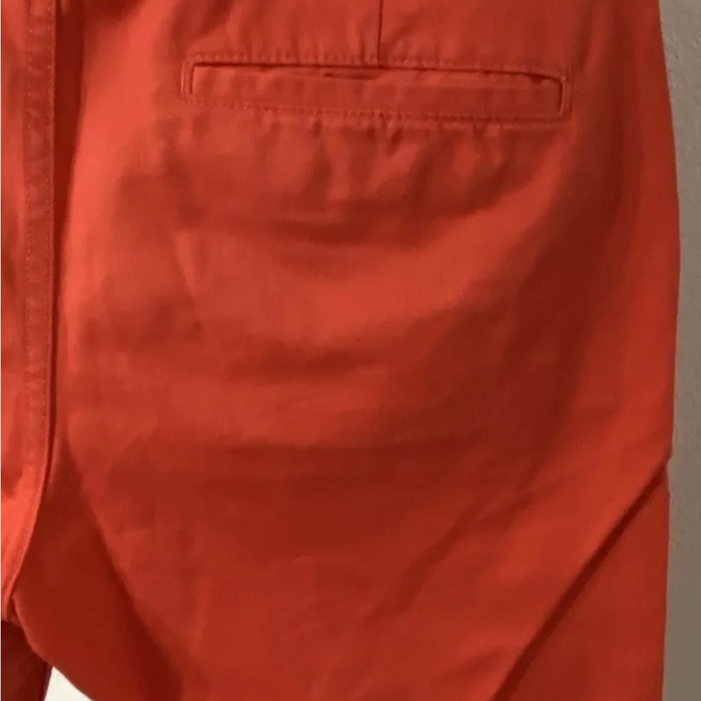 GAP khakis men’s shorts 32×10 Chino Pockets, casual orange cotton - Picture 7 of 7